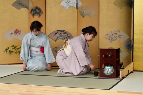 大内宿 茶会の写真
