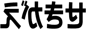 画像；鏡文字