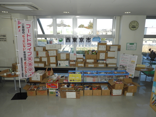 皆様からご寄付いただいた食品の写真