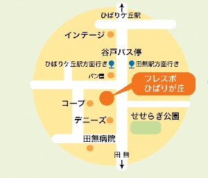 フレスポひばりが丘地図