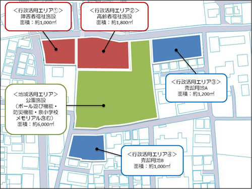 活用エリアの配置図