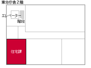 画像：住宅課案内図