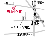 地図：碧山小学校