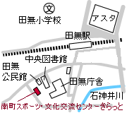 地図：南町スポーツ・文化交流センター　きらっと